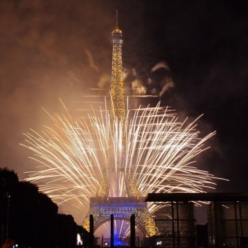 Le feu d'artifice du 14 juillet 2014