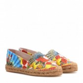 Espadrille en brocart à tissu floral Dolce Gabbana